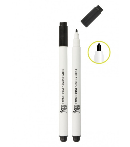 Black indelible sewing pen