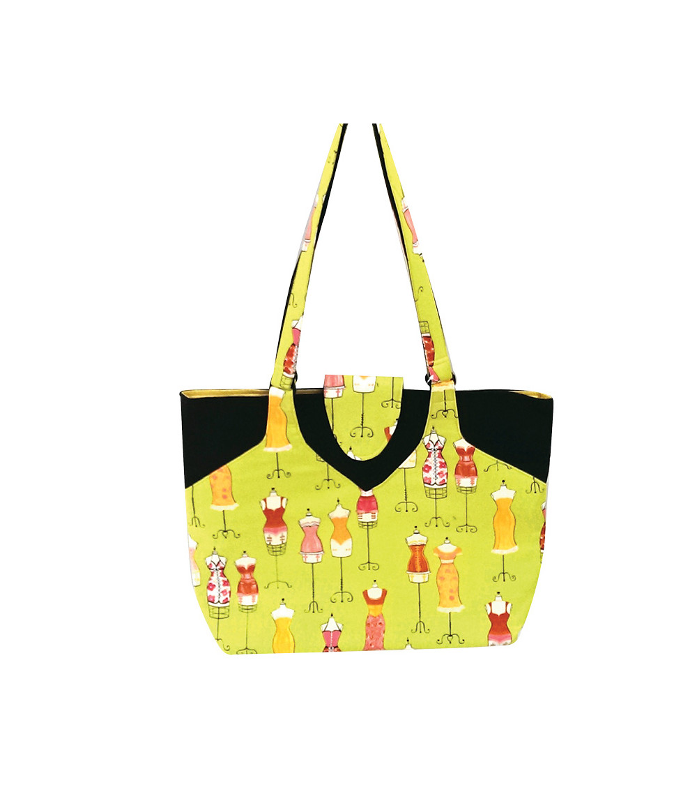 Borsa da cucito/lavoro a maglia 35cmx11cmx38cm anice couture