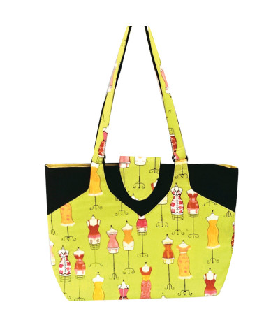 Borsa da cucito/lavoro a maglia 35cmx11cmx38cm anice couture