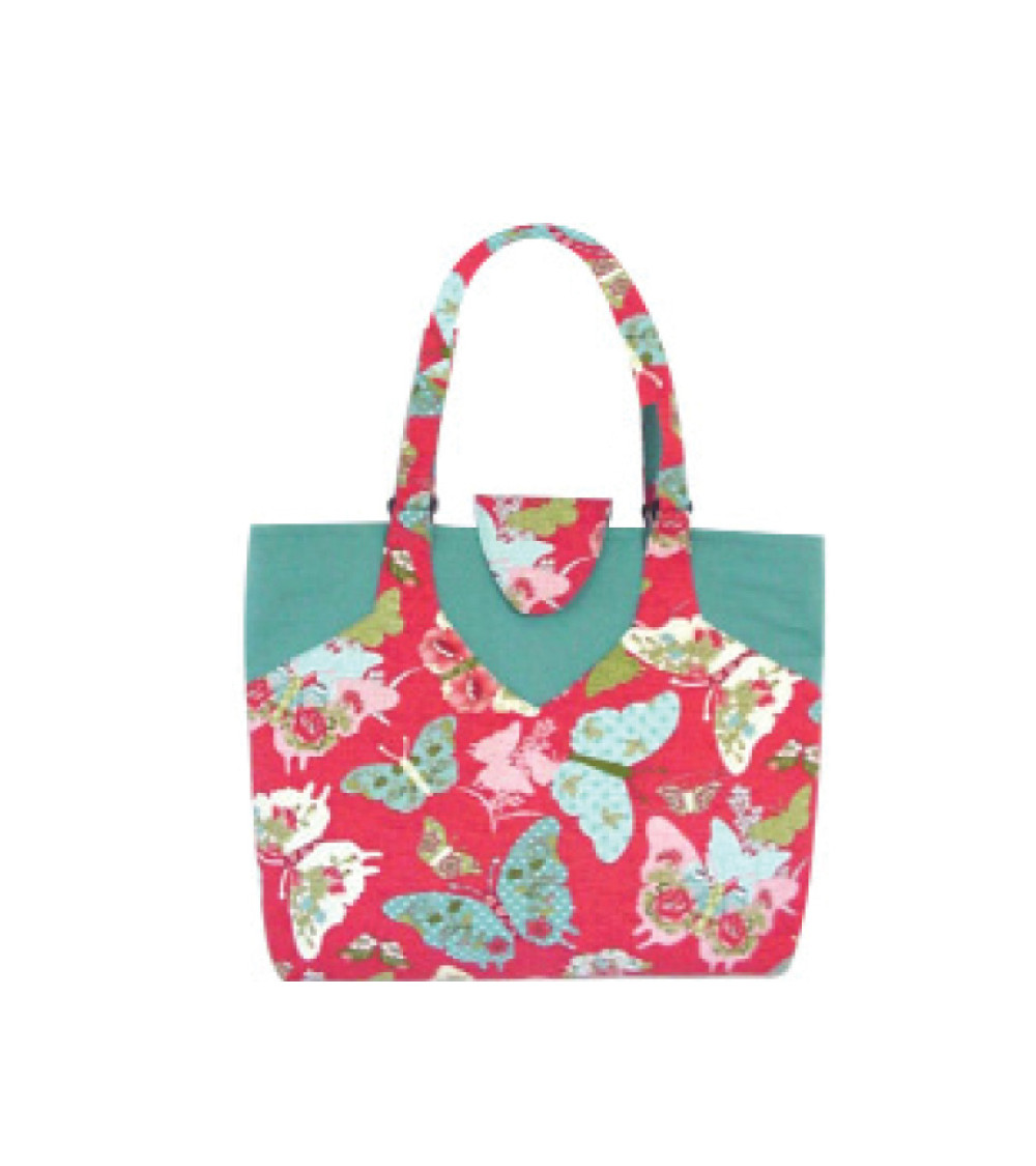Borsa da cucito/lavoro a maglia 35 cm x 11 cm x 38 cm farfalla