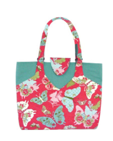 Borsa da cucito/lavoro a maglia 35 cm x 11 cm x 38 cm farfalla