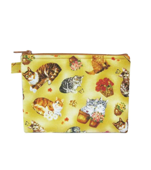 Pochette maquillage 16cmx21cm chats