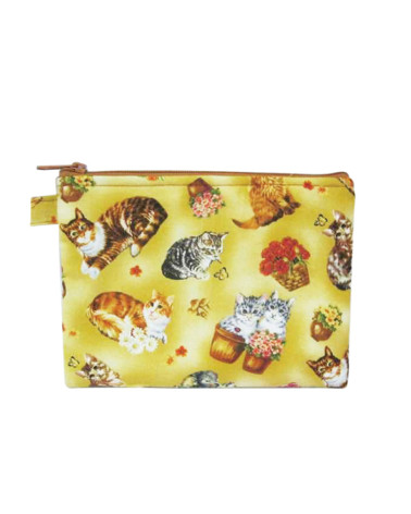 Makeup pouch 16cmx21cm cats