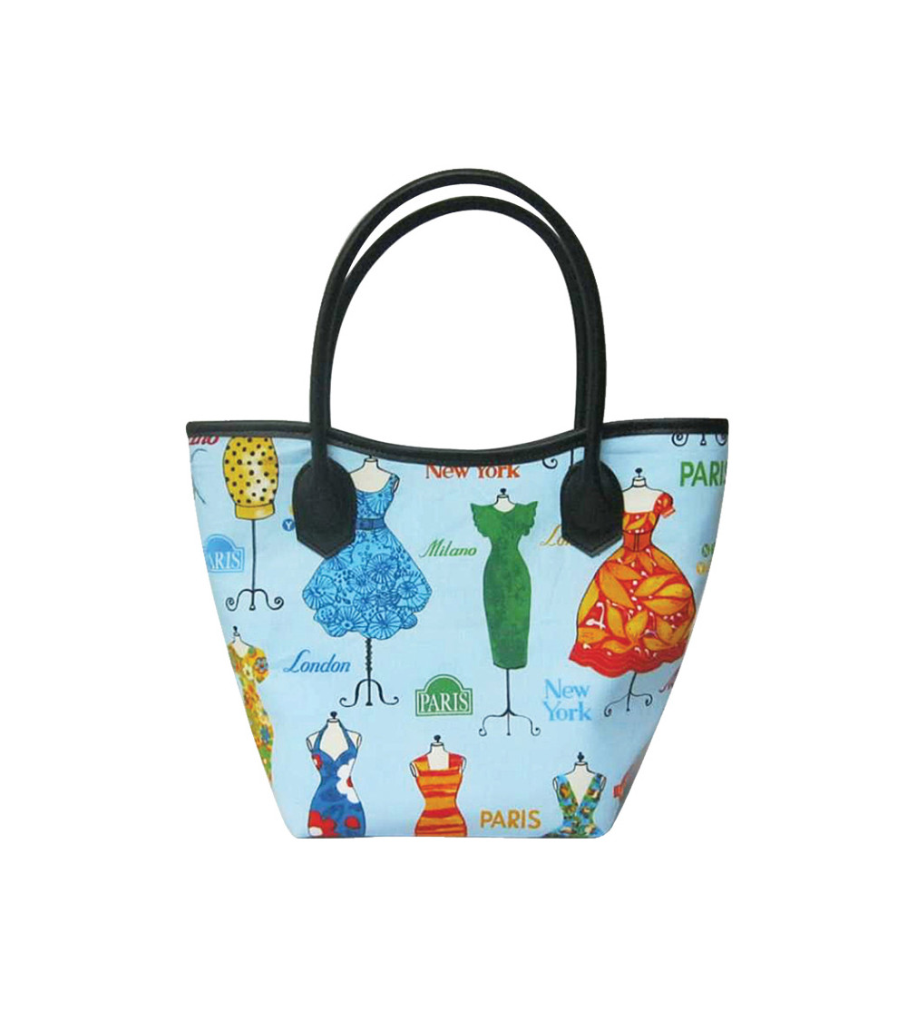 Borsa couture 31cmx22cmx11cmx18cm manichini blu