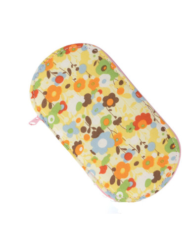 Custodia da cucito 15,5 cm x 8 cm fiori