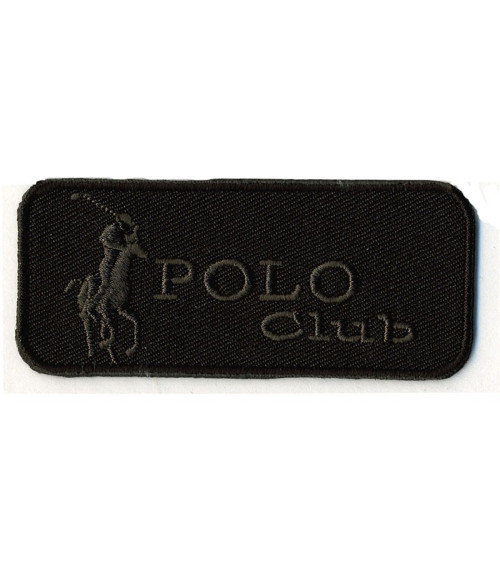 Ecusson Polo Club noir