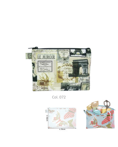 Makeup pouch 16cmx21cm Paris