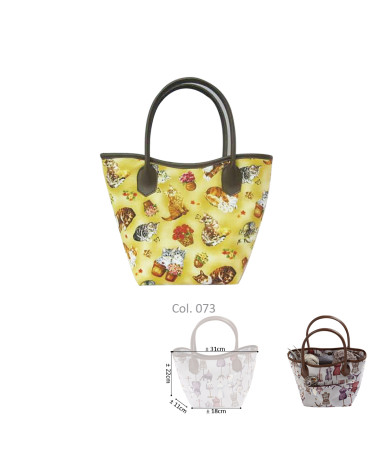 Sewing bag 31cmx22cmx11cmx18cm cats