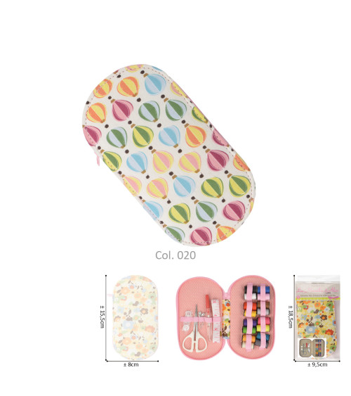 Sewing pouch 15.5cm x 8cm balloon