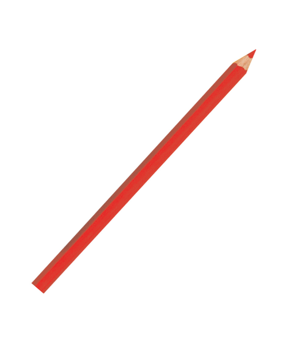 BOHIN Crayon craie pointe large rouge