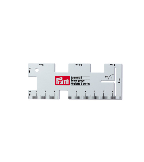 PRYM Metal hemming ruler