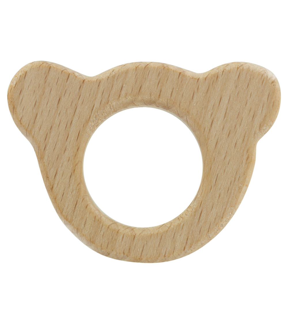 Anneau De Dentition Bebe En Bois Ours Mymercerie Com Vente En Ligne D Articles De Mercerie