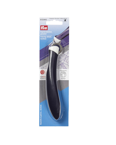 Prym ergonomic serrated pattern caster
