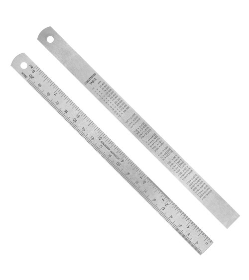 Righello extra piatto in metallo 20 cm