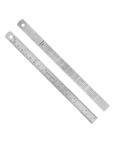 Righello extra piatto in metallo 20 cm