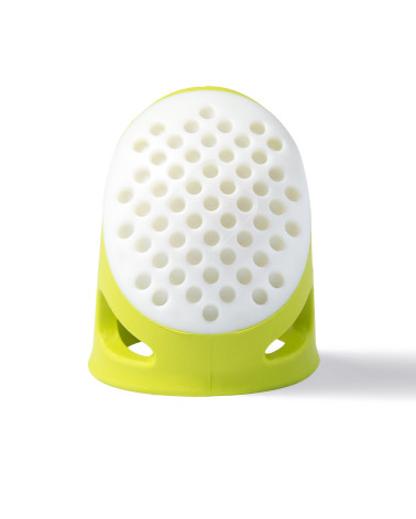 Dé à coudre Prym L ergonomique vert citron