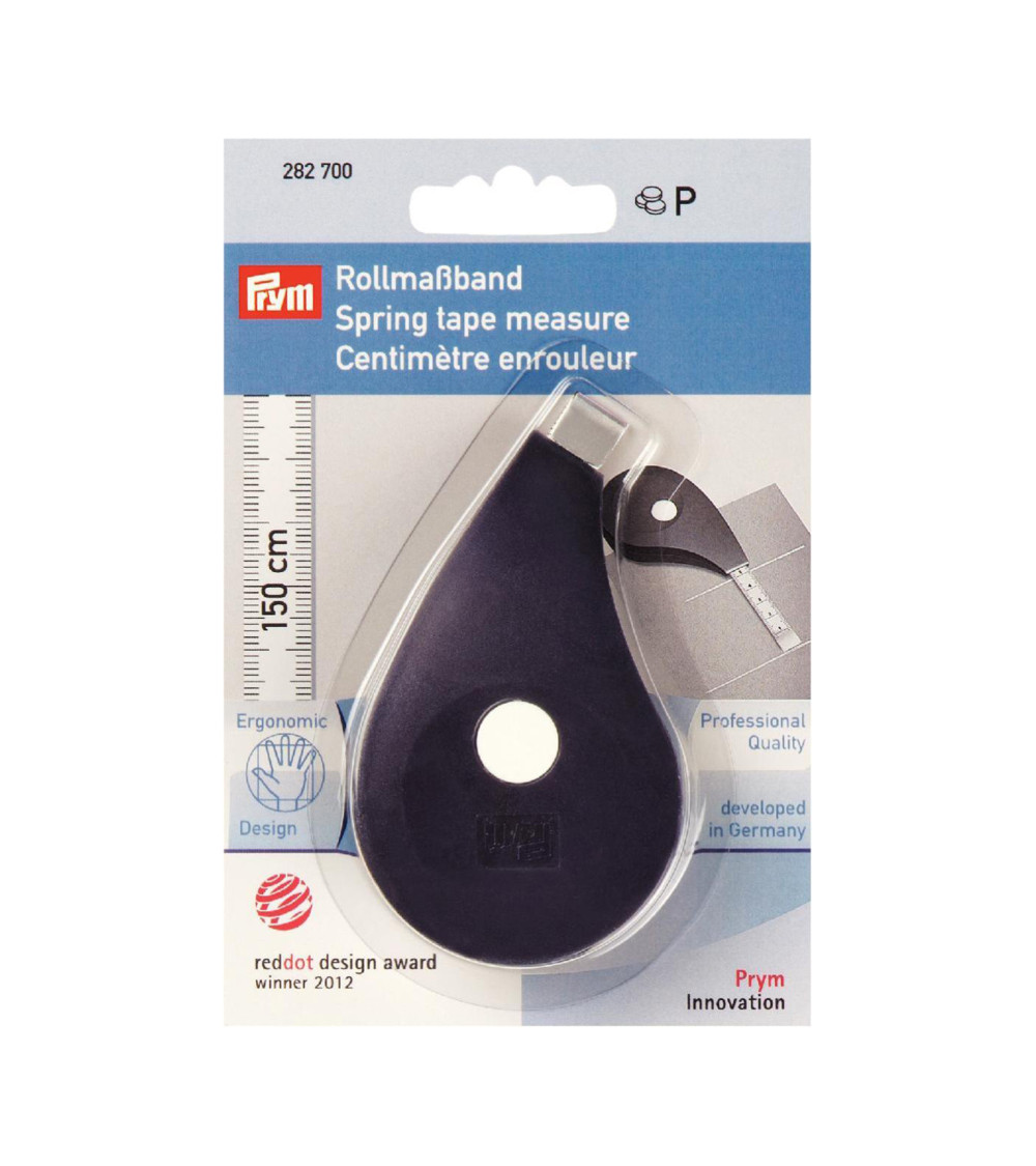 Ergonomic centimeter reel 150 cm