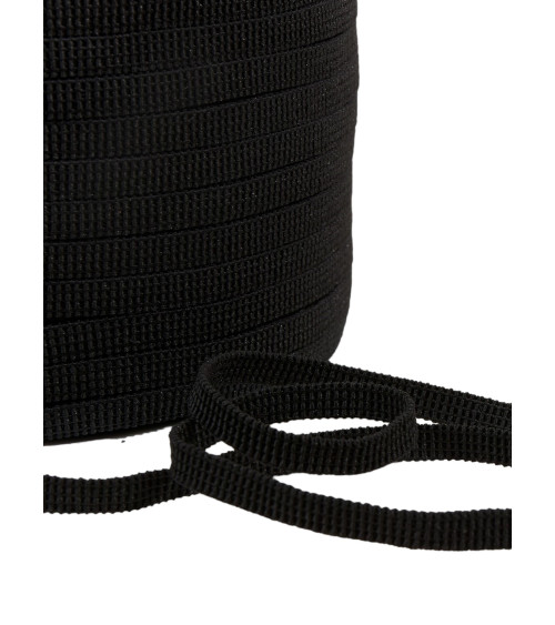 Spool 250 meters flat white elastic 6mm Made In France without Latex (latex free) hypoallergenic Oeko Tex