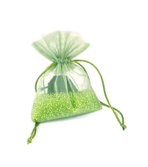 Sachet Organdi  12 cm x 9 cm par lot de 10