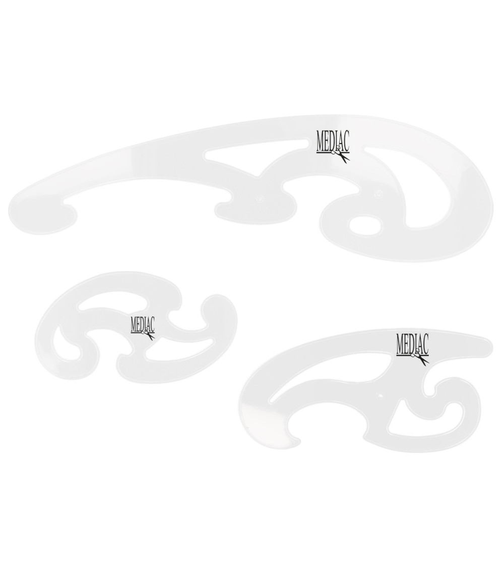 FRENCH CURVE set 3 pieces