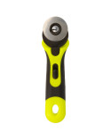 Cutter rotatif 45mm vert/noir avec cran de sécurité