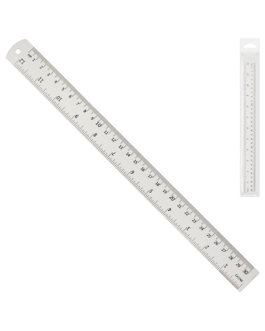 EXTRA FLAT RULER 30CM+IN