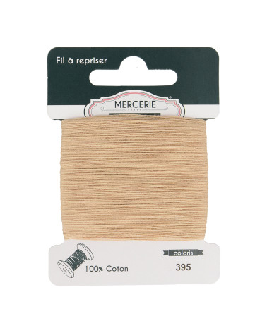 FIL A REPRISER COTON 15 mètres