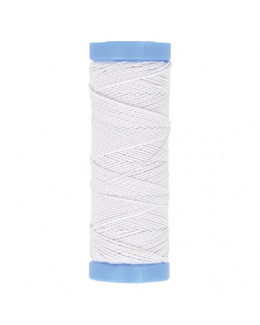Elastic thread 20m White
