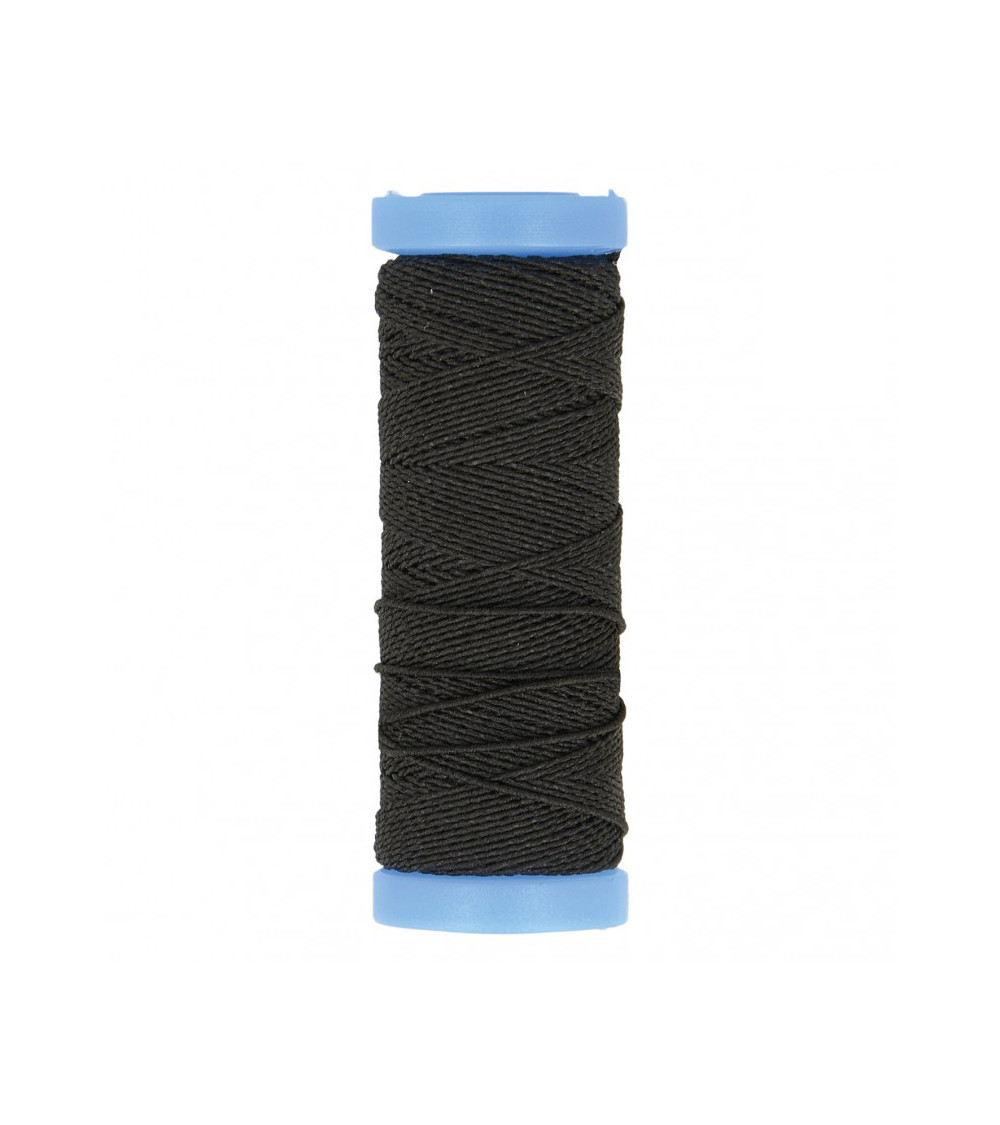 Elastic thread 20m Black