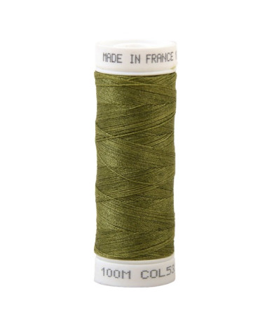 Fil à coudre polyester 100m made in France - vert olive 532