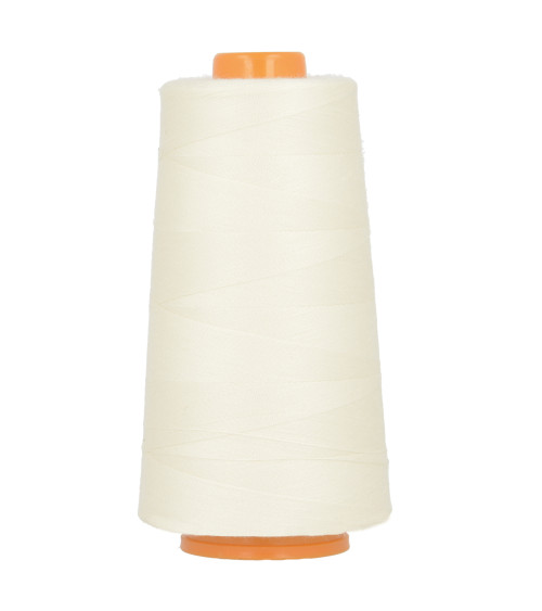 Cône fil polyester 3000m Made in France Grege