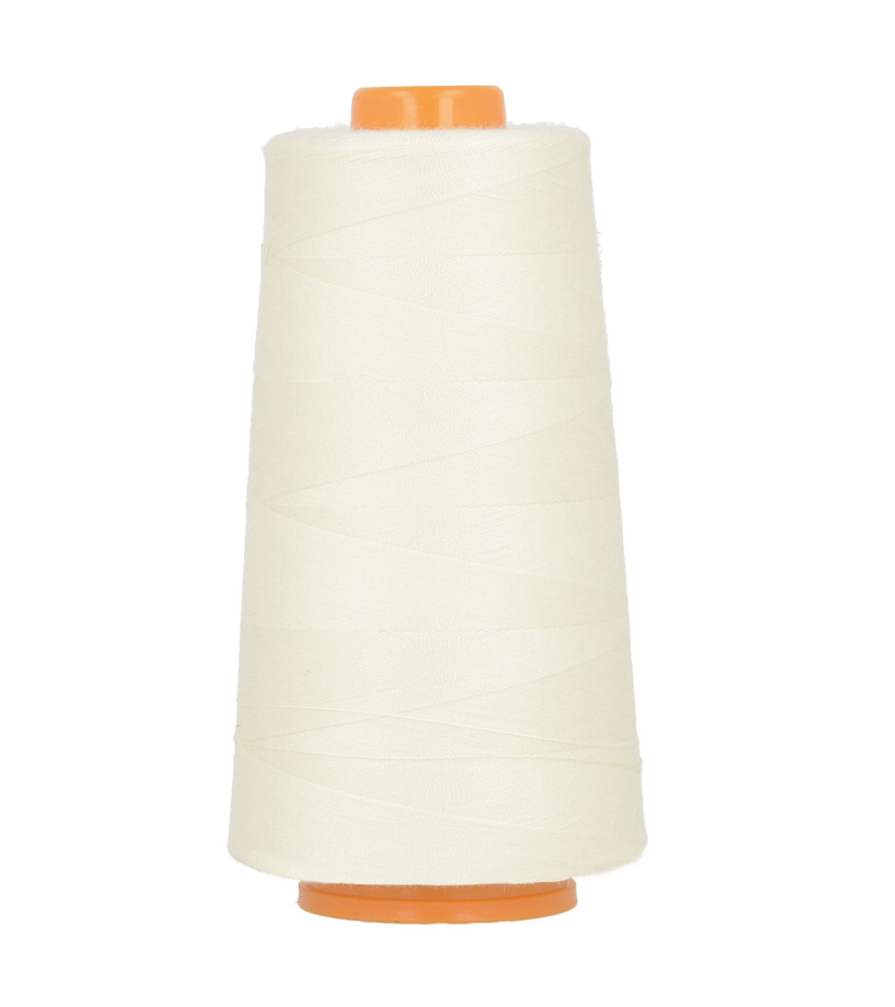 Cône fil polyester 3000m Made in France Grege