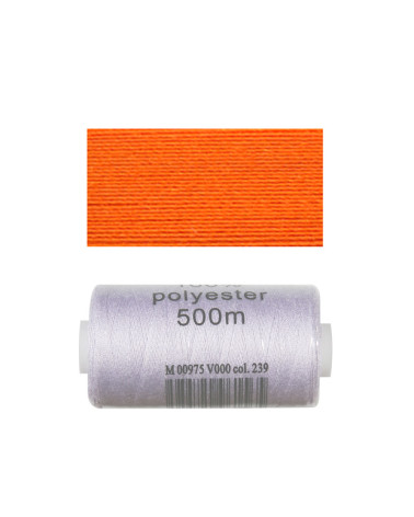 Bobina de hilo de poliéster de 500 m
