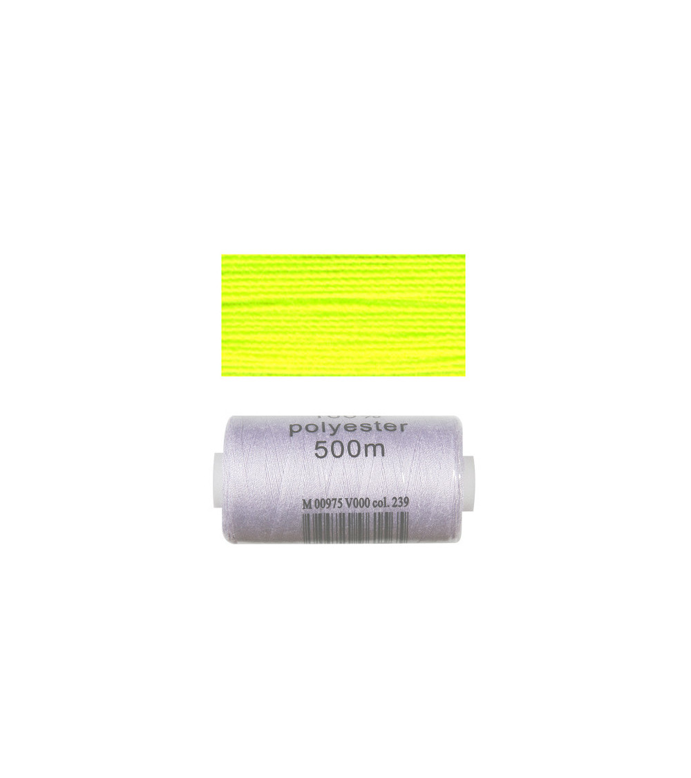 Bobina de hilo de poliéster de 500 m