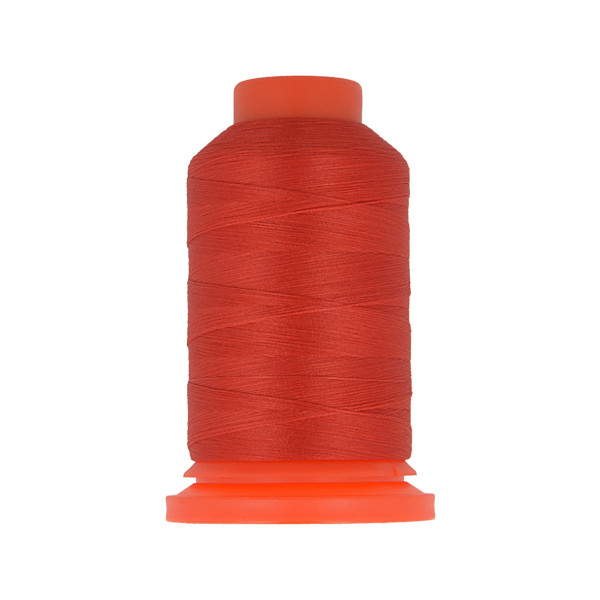 Bobine fil mousse polyester 1000m fabriqué en France pour surjeteuse Rouge