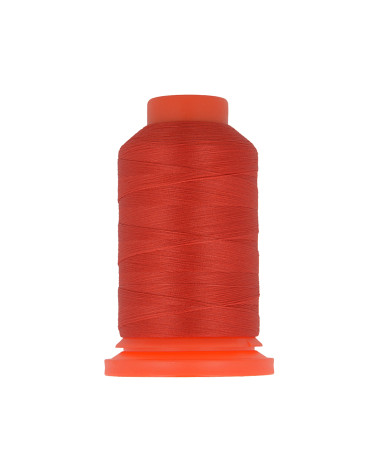 Bobine fil mousse polyester 1000m fabriqué en France pour surjeteuse Rouge