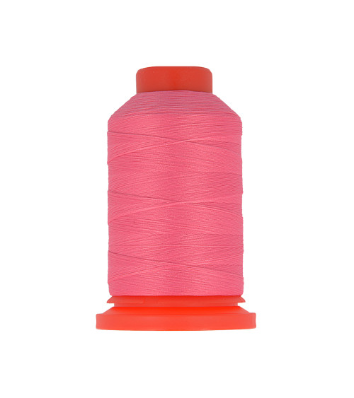 Bobine fil mousse polyester 1000m fabriqué en France pour surjeteuse Fuschia