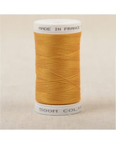 Fil à coudre en polyester 500m - Or C145