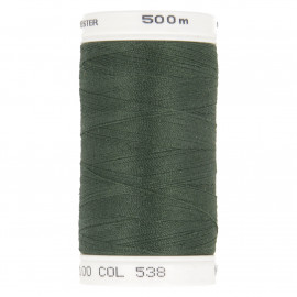 Fil à coudre en polyester 500m - Vert lierre C538