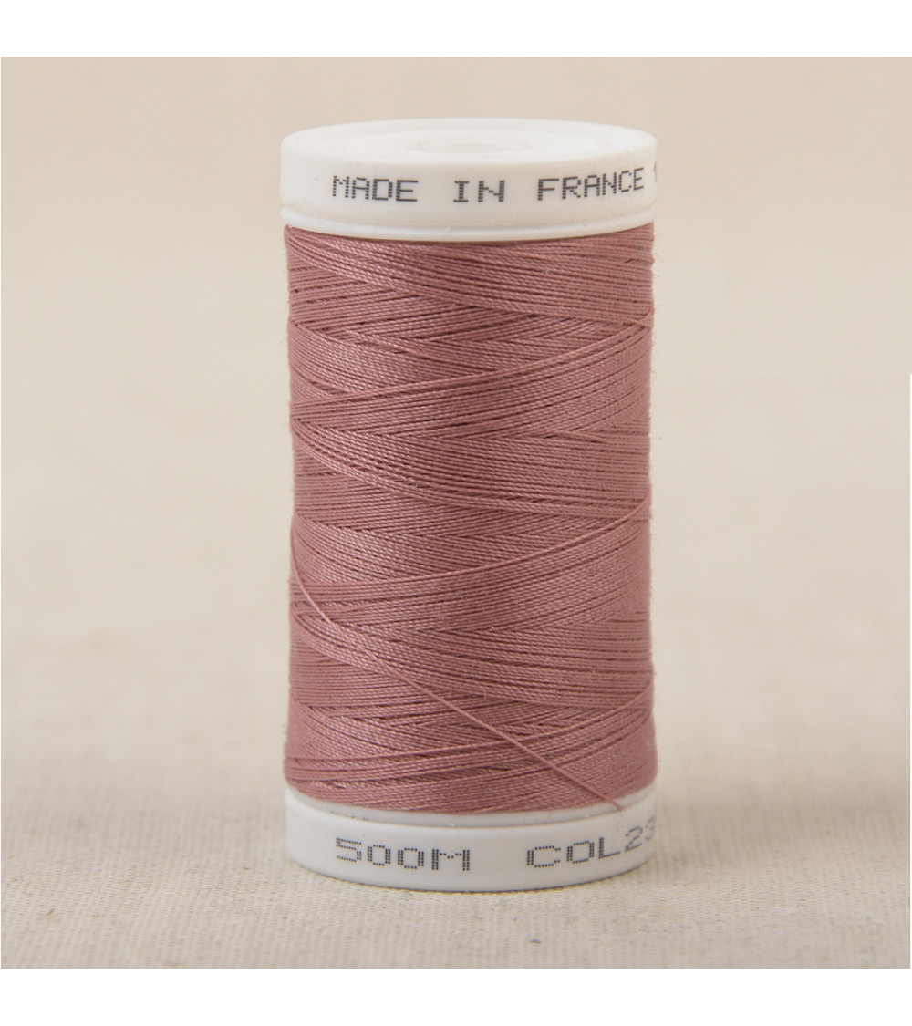 Fil à coudre en polyester 500m - Rouge corail C238 Fil à coudre en polyester 500m - Rouge corail C238