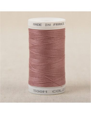 Fil à coudre en polyester 500m - Rouge corail C238