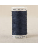 Fil à coudre en polyester 500m - Bleu moussaillo C340