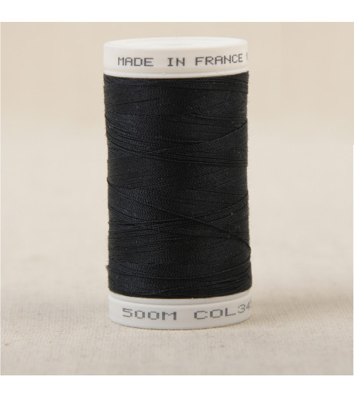 Fil à coudre en polyester 500m - Bleu marine C345