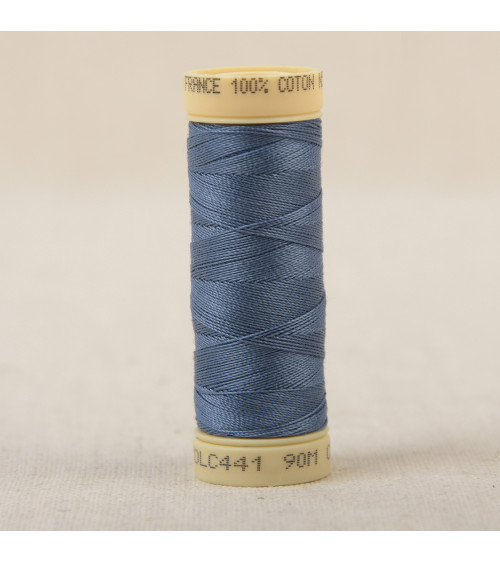 90m cotton thread spool made in France - Royal blue C441
