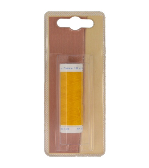 Bobine fil à coudre Polyester 100m made in France - Jaue soleil C140