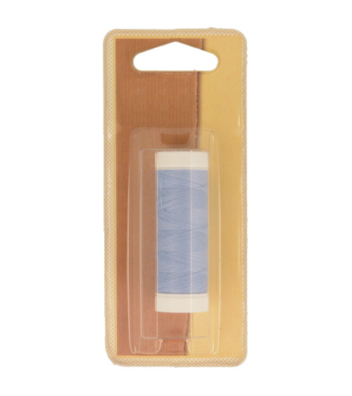Bobine fil à coudre Polyester 100m made in France - Bleu baby C302