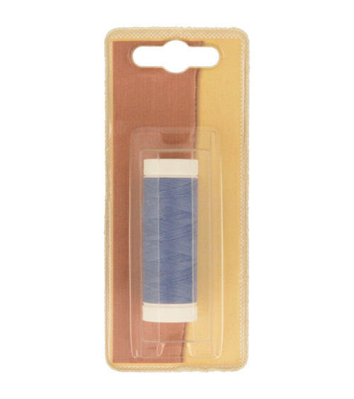 Bobine fil à coudre Polyester 100m made in France - Bleu aconit C310