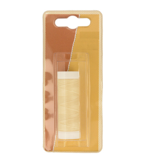 Bobine fil à coudre Polyester 100m made in France - Creme C398