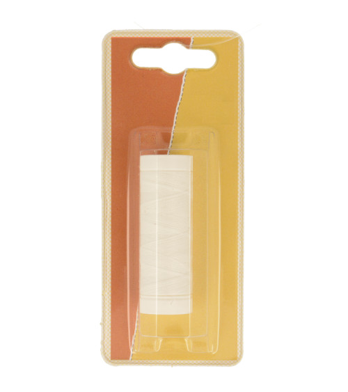 Bobine fil à coudre Polyester 100m made in France - Blanc grege C400