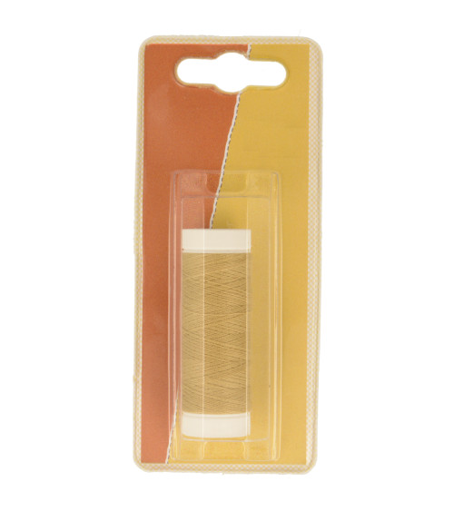 Bobine fil à coudre Polyester 100m made in France - Beige bis C405